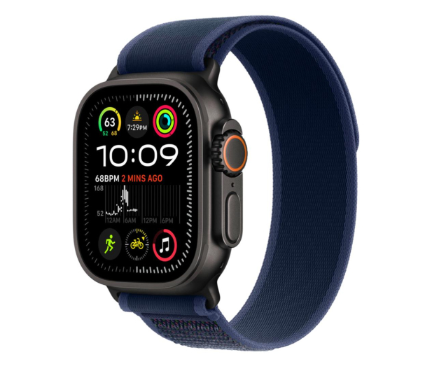 Apple Opaska Trail 44-49mm M/L czarny tytan/niebieski - 1284422 - zdjęcie 3